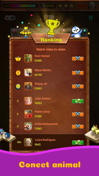 Onet X Connect Matched Animal - عکس بازی موبایلی اندروید