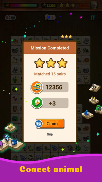 Onet X Connect Matched Animal - عکس بازی موبایلی اندروید