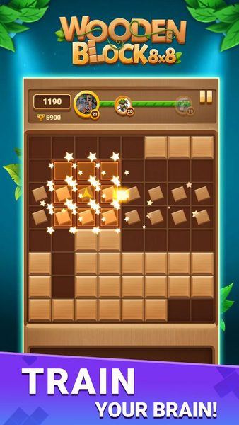 Block Puzzle: Wooden Block ۸x۸ - عکس بازی موبایلی اندروید