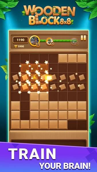 Block Puzzle: Wooden Block ۸x۸ - عکس بازی موبایلی اندروید