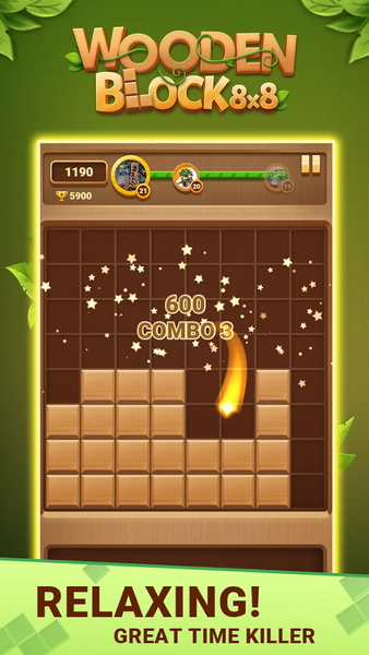 Block Puzzle: Wooden Block ۸x۸ - عکس بازی موبایلی اندروید