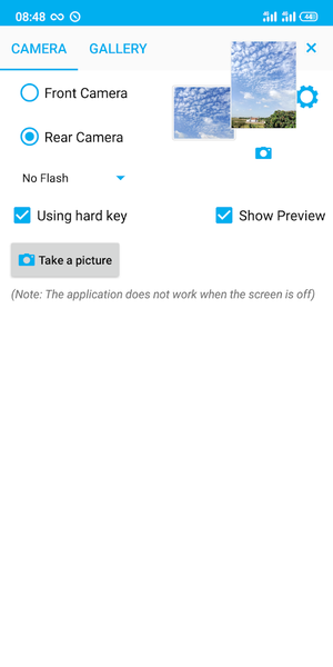Camera Floating - TakePhoto - Image screenshot of android app
