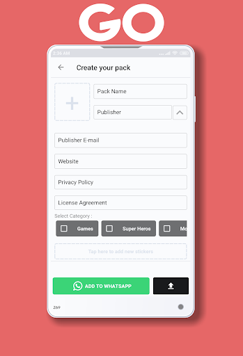 StickerGO - WAStickerApp - Image screenshot of android app