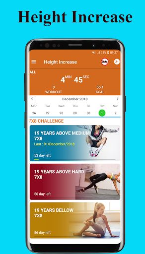 Height Increase Workout - Image screenshot of android app