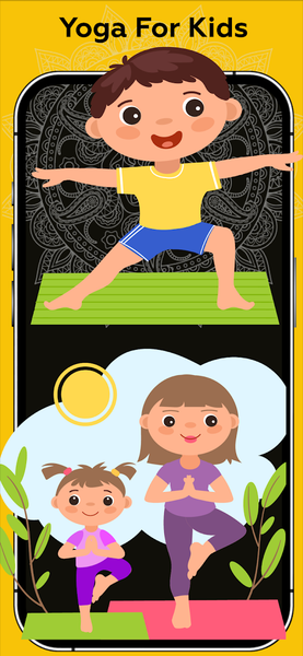 Yoga For Kids - Grow Taller - عکس برنامه موبایلی اندروید