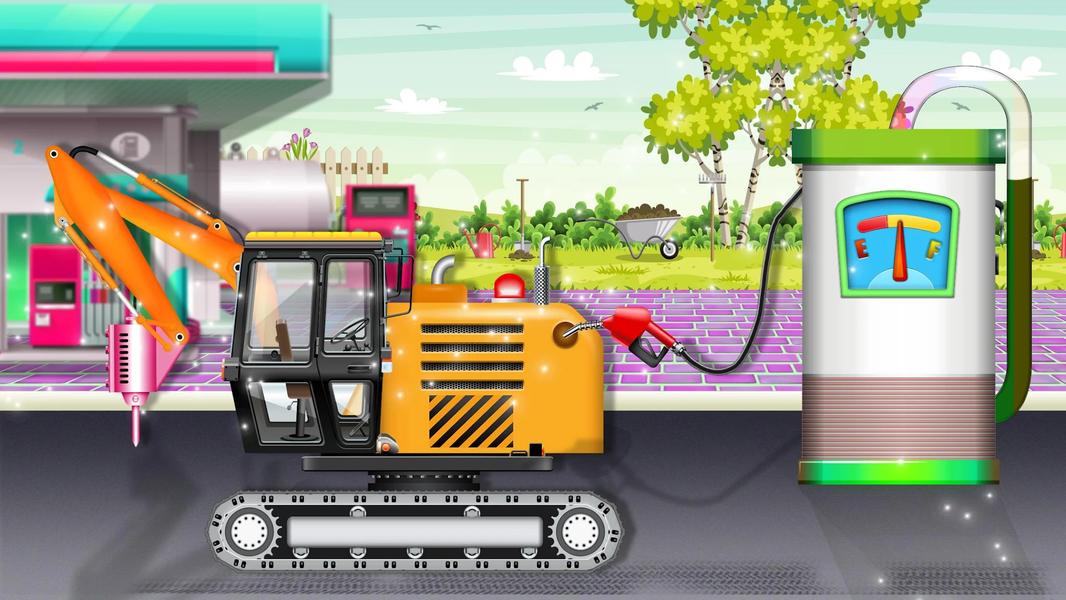 Truck Games for build a house - عکس بازی موبایلی اندروید