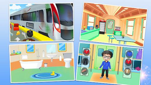 City Train Cleaning Game - Image screenshot of android app
