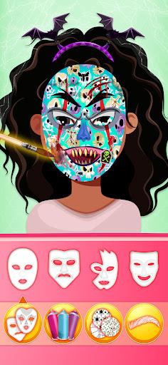 Scary Face Mask Makeup DIY - Image screenshot of android app