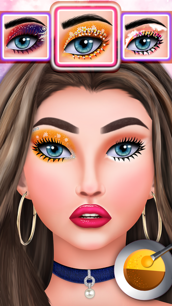Eye Art Makeover Artist - Gameplay image of android game