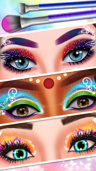 Eye Art Makeover Artist - Gameplay image of android game