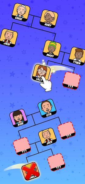 Family Tree Logic Puzzle Games - Gameplay image of android game