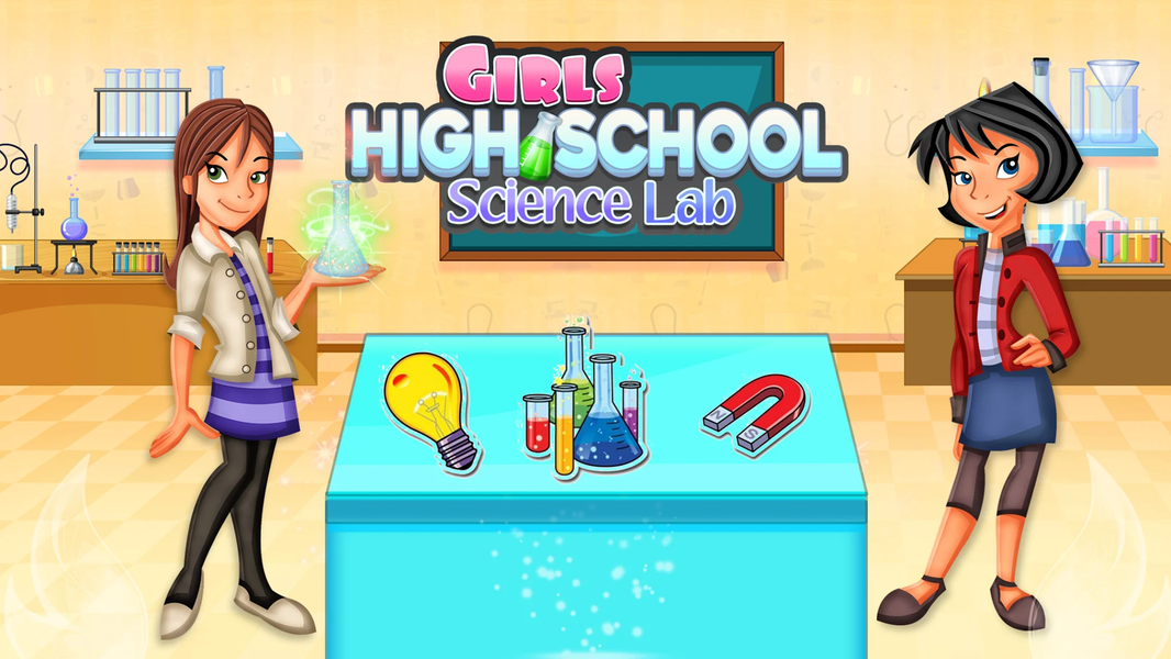 Girls High School Science Lab - عکس بازی موبایلی اندروید