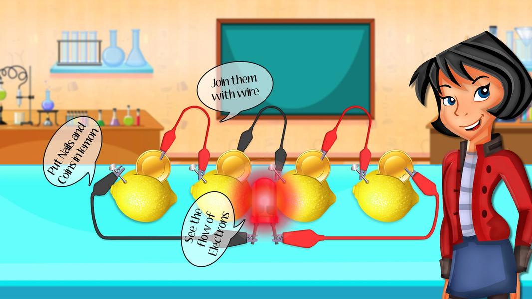 Girls High School Science Lab - Gameplay image of android game