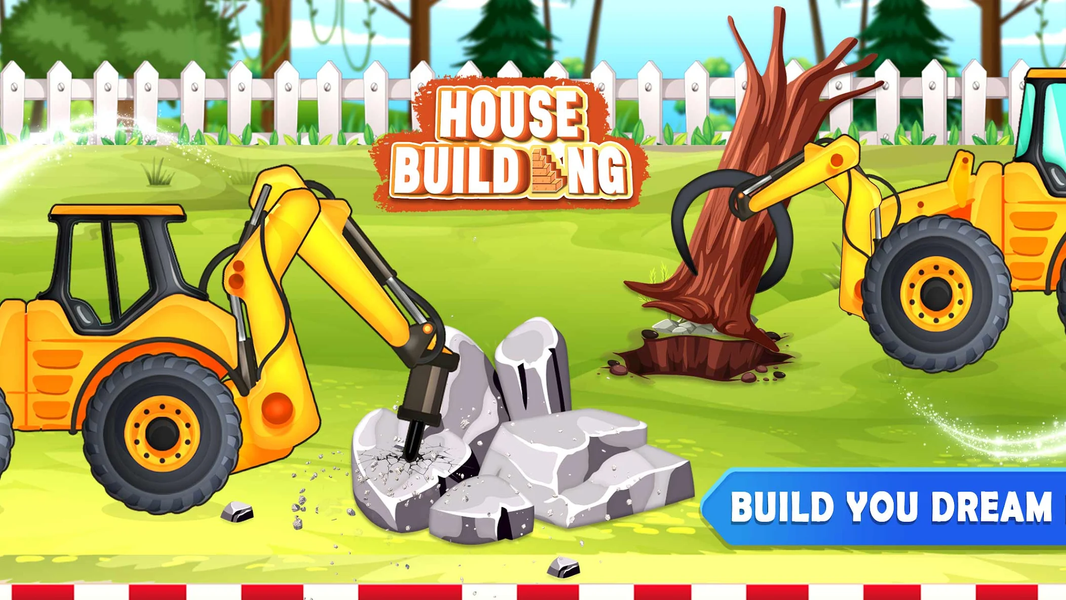 Home Construction Truck Game - Gameplay image of android game