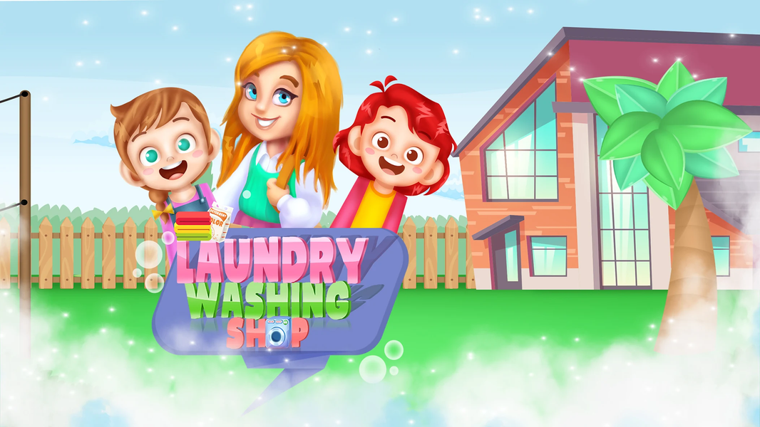 Laundry Rush Washing Shop Game - عکس بازی موبایلی اندروید