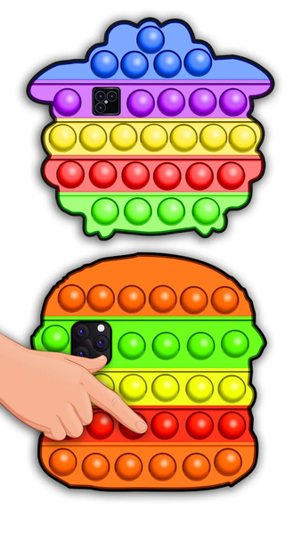 Phone Case Bubble Pop it - Gameplay image of android game