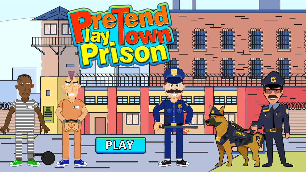 Pretend Play Prison Town Story - Gameplay image of android game