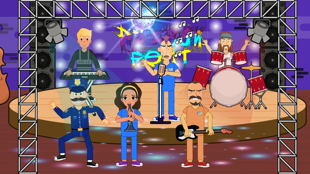 Pretend Play Prison Town Story - Gameplay image of android game