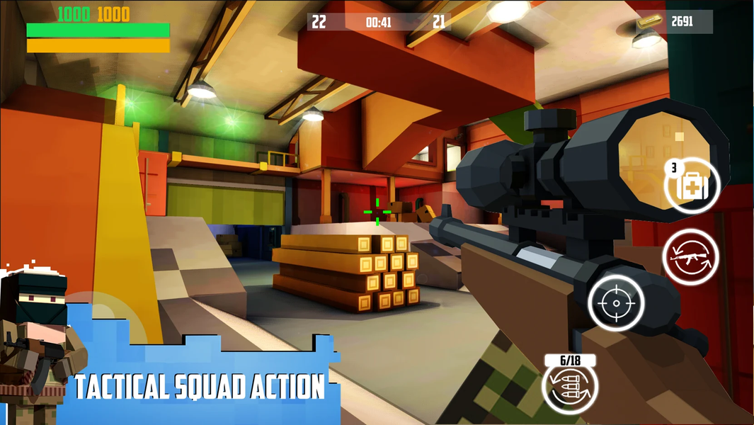 Block Gun ۳D: FPS Shooter PvP - عکس بازی موبایلی اندروید
