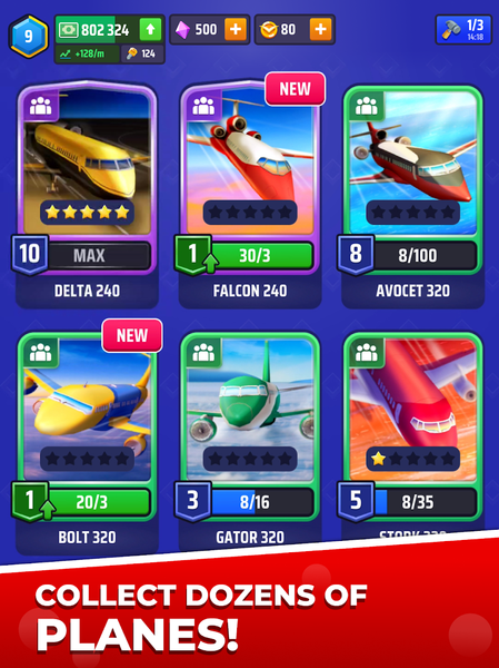 Idle Airplane Inc. Tycoon - Gameplay image of android game