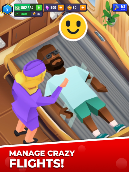 Idle Airplane Inc. Tycoon - Gameplay image of android game