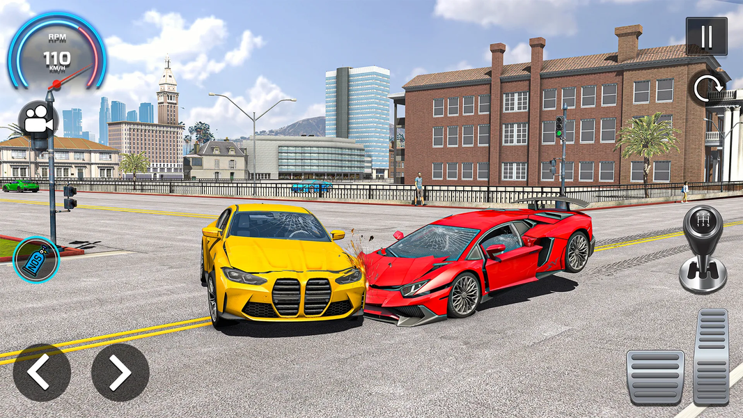 Mega Crashes - Car Crash Game - Gameplay image of android game