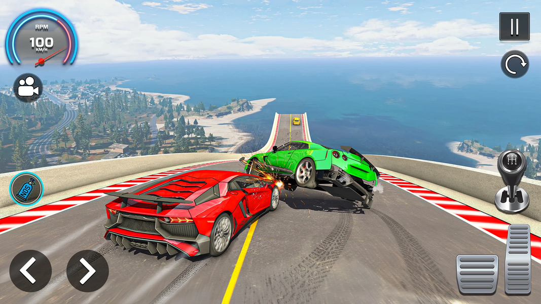 Mega Crashes - Car Crash Game - Gameplay image of android game