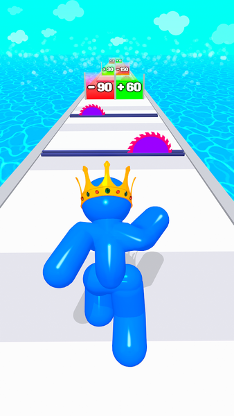 Tall King - Running Man Games - Gameplay image of android game