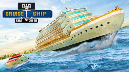Big Cruise Ship Sim 2019 - Gameplay image of android game