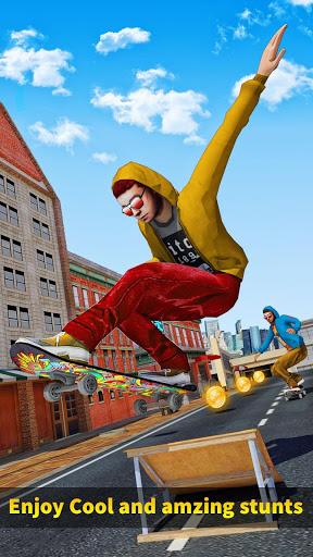 Skateboard Freestyle Tricks Game - Gameplay image of android game