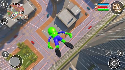 Flying Stickman Rope Hero - عکس بازی موبایلی اندروید