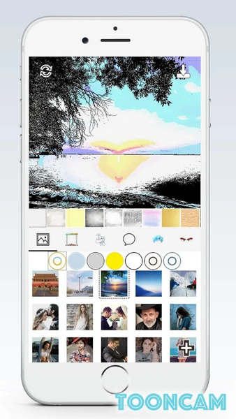 Tooncam - cartoon, pencil sketch pic - Image screenshot of android app