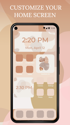 aesthetic kit: icon changer - عکس برنامه موبایلی اندروید