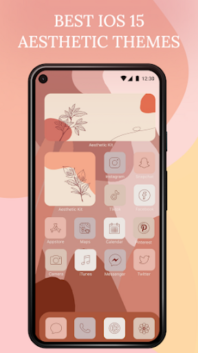 aesthetic kit: icon changer - عکس برنامه موبایلی اندروید