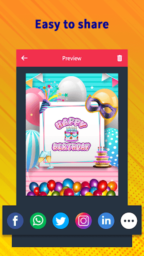 Happy Birthday Wishes GIF - Image screenshot of android app