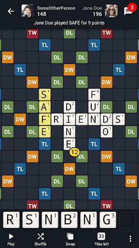 Wordfeud - عکس بازی موبایلی اندروید