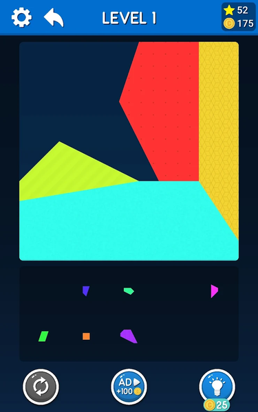 Tangram Puzzle - Gameplay image of android game