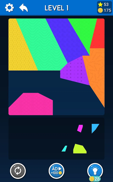 Tangram Puzzle - Gameplay image of android game