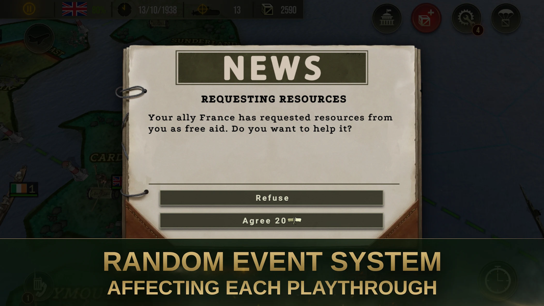 Strategy & Tactics 2: WW2 TBS - Gameplay image of android game