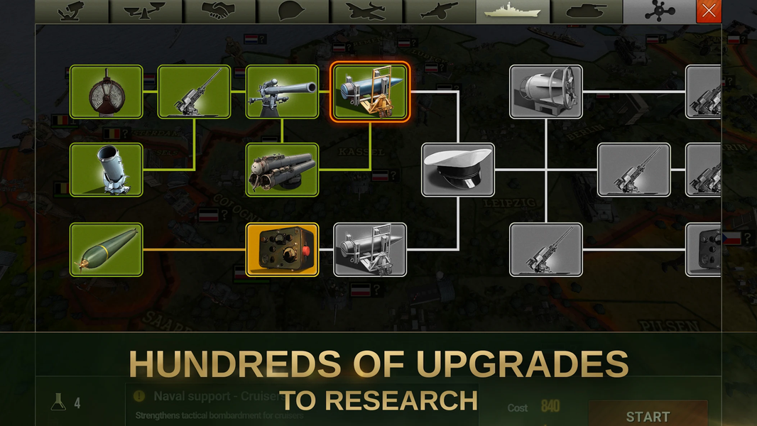 Strategy & Tactics 2: WW2 TBS - Gameplay image of android game