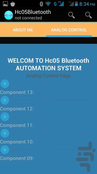 Hc05Bluetooth - Image screenshot of android app