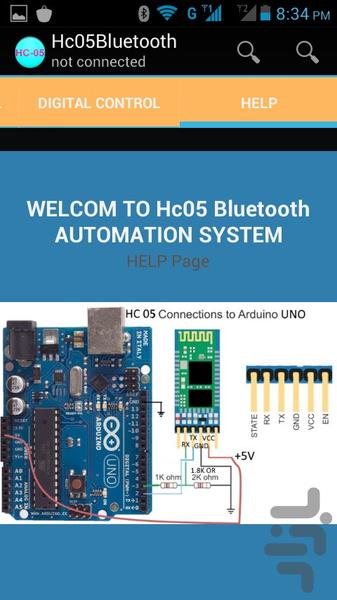 Hc۰۵Bluetooth - عکس برنامه موبایلی اندروید