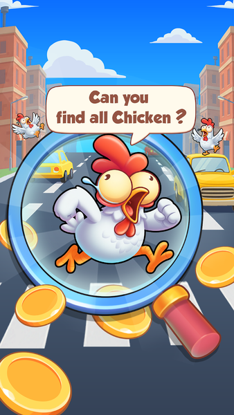 Find Chicken Rage - Spot It! - Gameplay image of android game