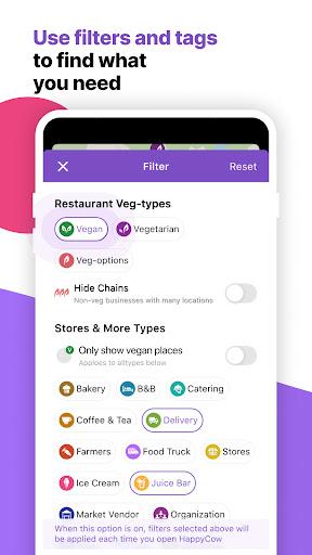 HappyCow - Vegan Food Near You - عکس برنامه موبایلی اندروید