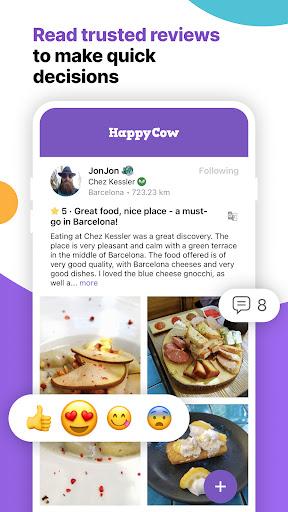 HappyCow - Vegan Food Near You - عکس برنامه موبایلی اندروید