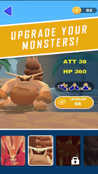 Monster Fight! - Gameplay image of android game