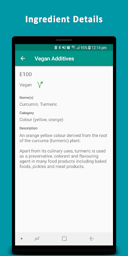 Vegan Additives - عکس برنامه موبایلی اندروید