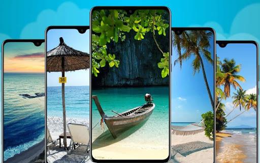 HD Beach Wallpapers - Image screenshot of android app