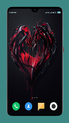 Broken Heart Wallpaper - Image screenshot of android app