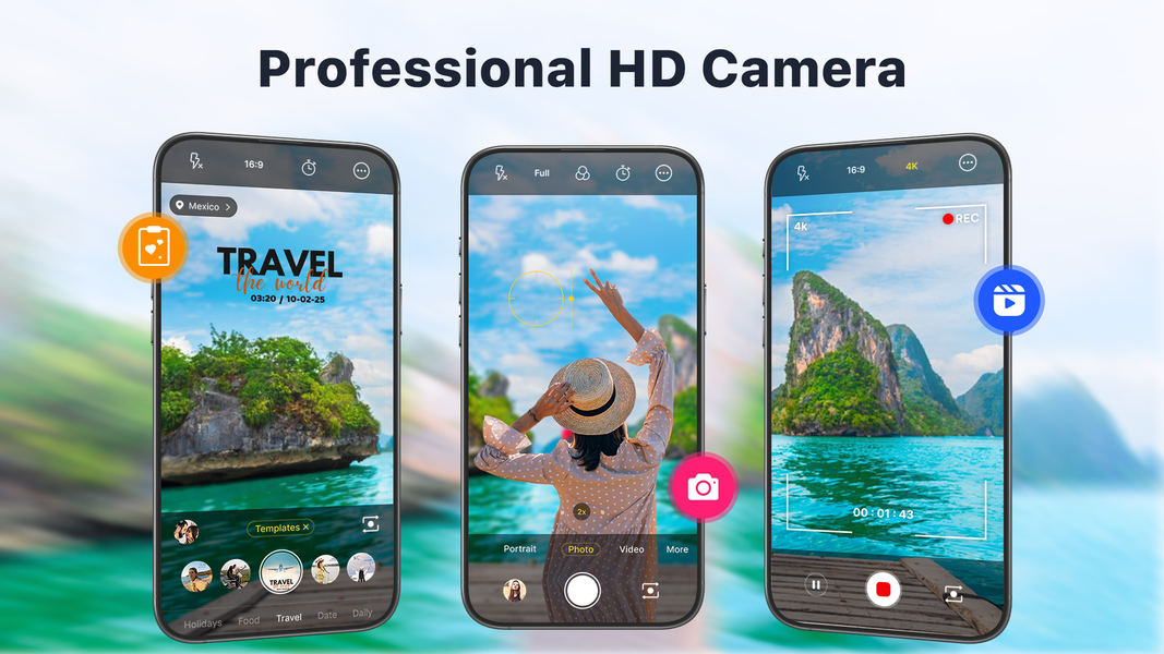 HD Camera for Android - عکس برنامه موبایلی اندروید